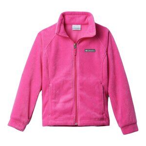 NWT Columbia Youth Benton Springs Fleece Jacket- Pink Ice
